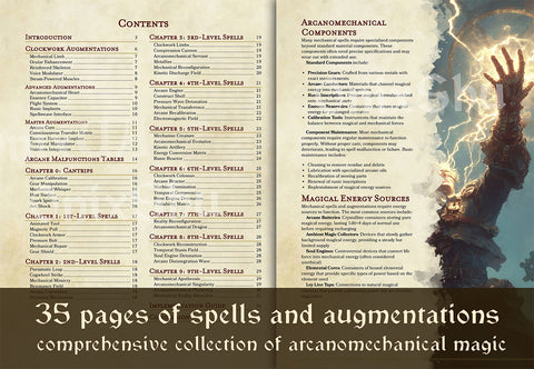 Codex Automatica: Mechanical Spells and Clockwork Augmentations