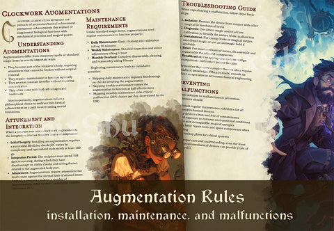 Codex Automatica: Mechanical Spells and Clockwork Augmentations