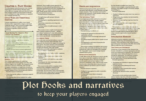 DnD Underworld Guide: Creating Criminal Elements for Fantasy RPGs - OnixShu Fantasy Workshop