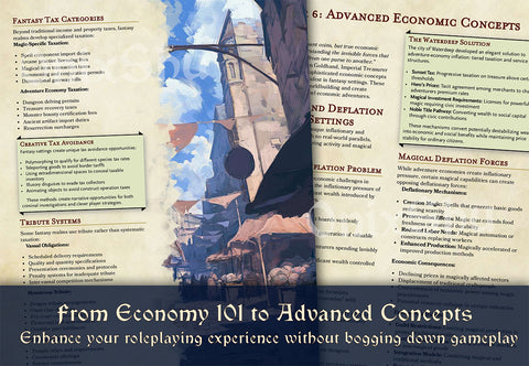 Fantasy Economics: Beyond Gold Pieces