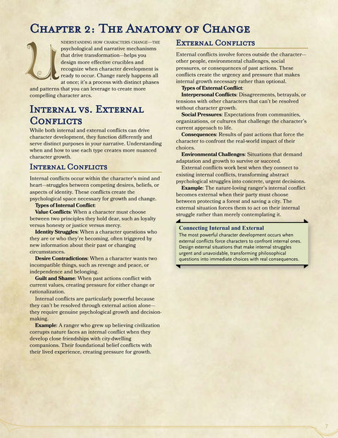 CHARACTER CRUCIBLES: Designing Meaningful Character Development