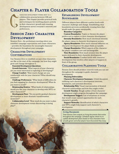 CHARACTER CRUCIBLES: Designing Meaningful Character Development