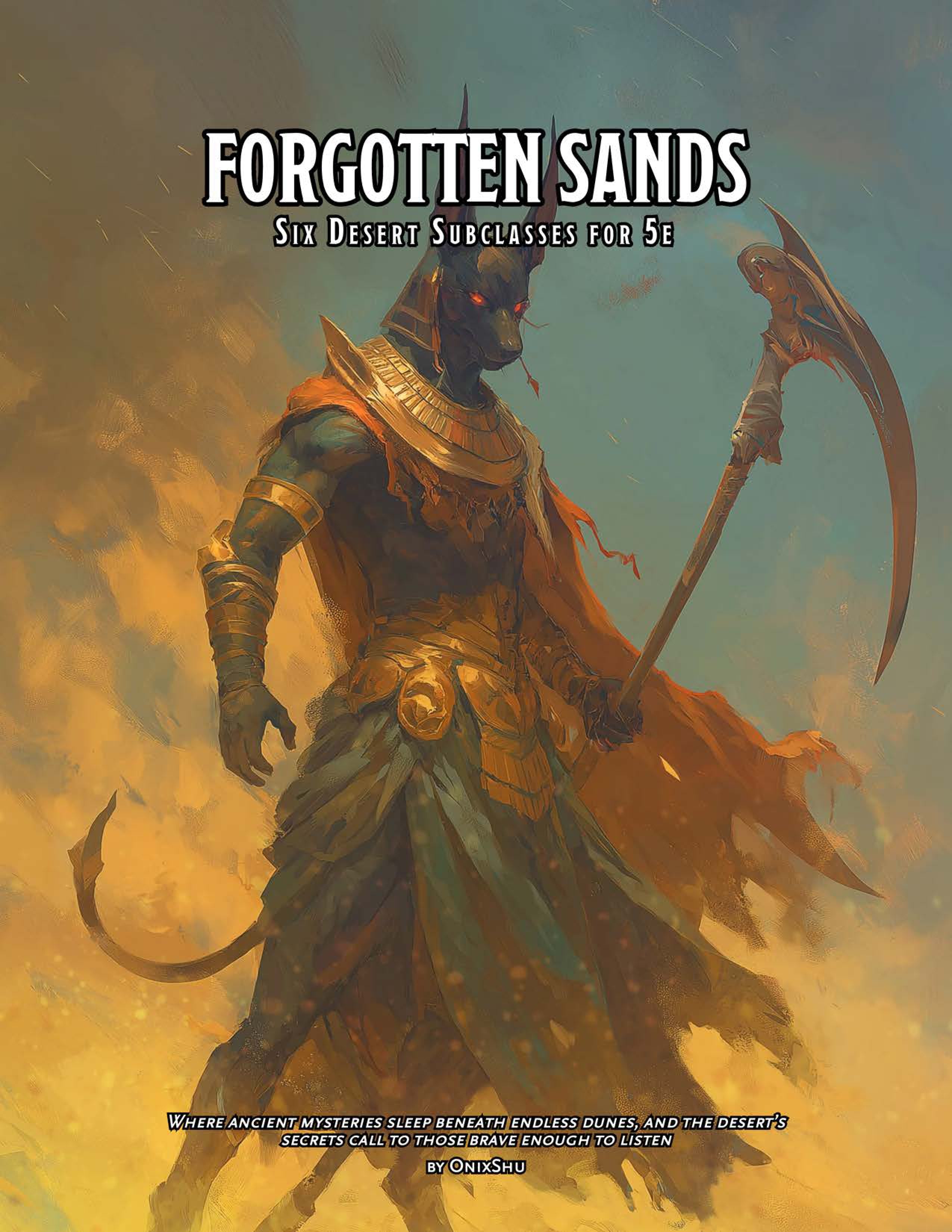 Forgotten Sands: Six Desert Subclasses for 5e