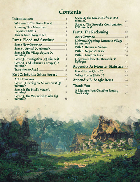 The Stolen Forest