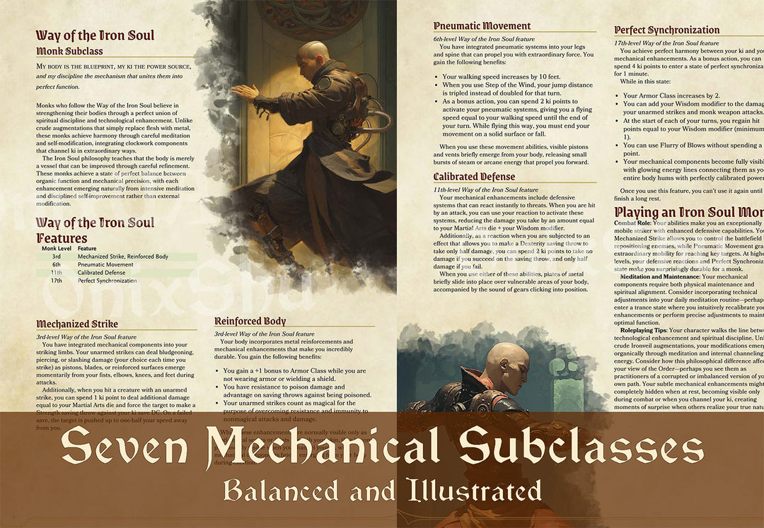 Seven Mechanical Subclasses: Codex Automatica