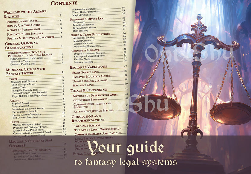 The Arcane Statutes: Compendium of Fantasy Realm Jurisprudence