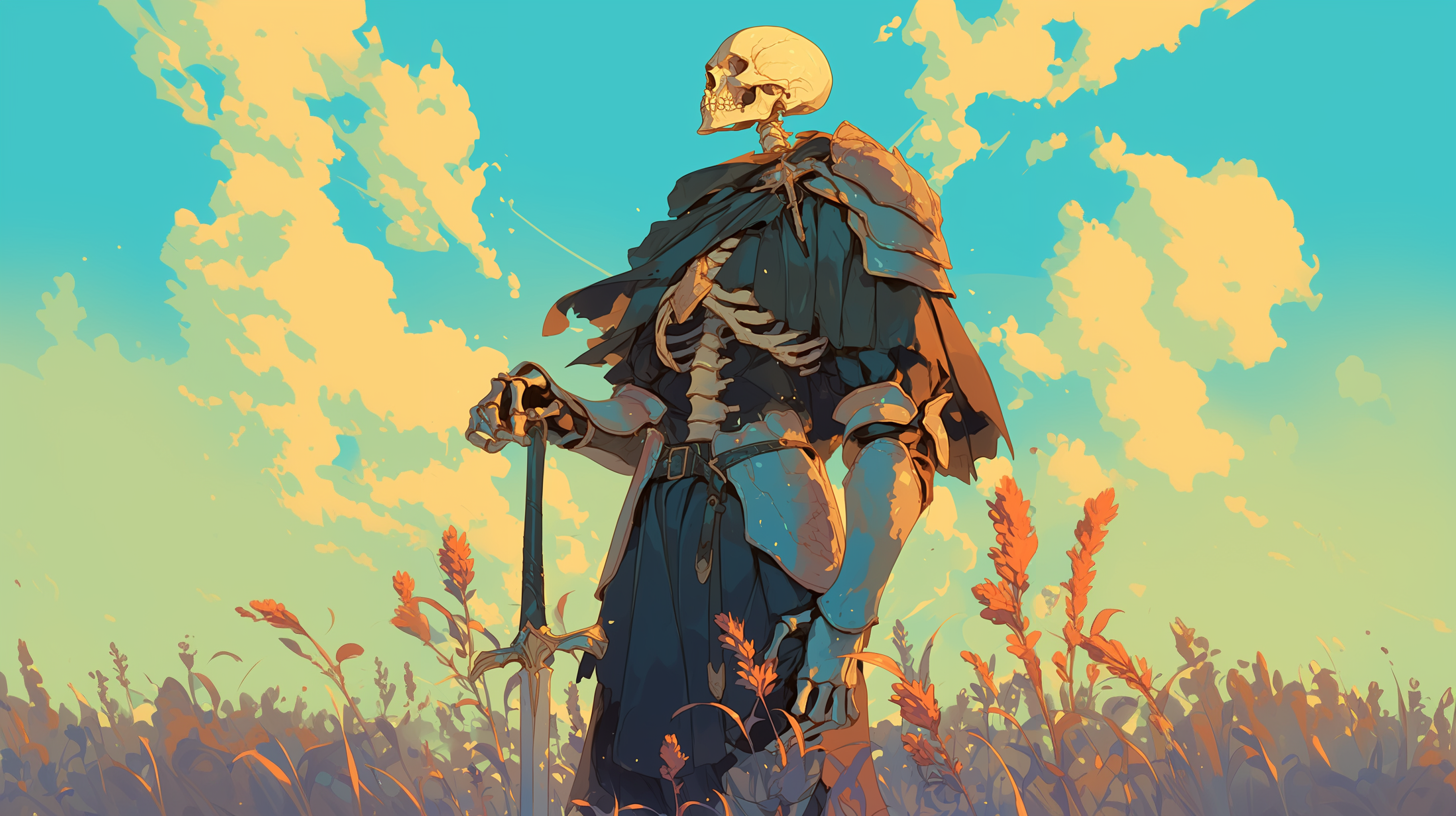 Skeleton DnD Art