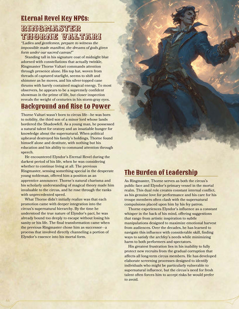 The Grand Carnival: Circus Compendium for 5e