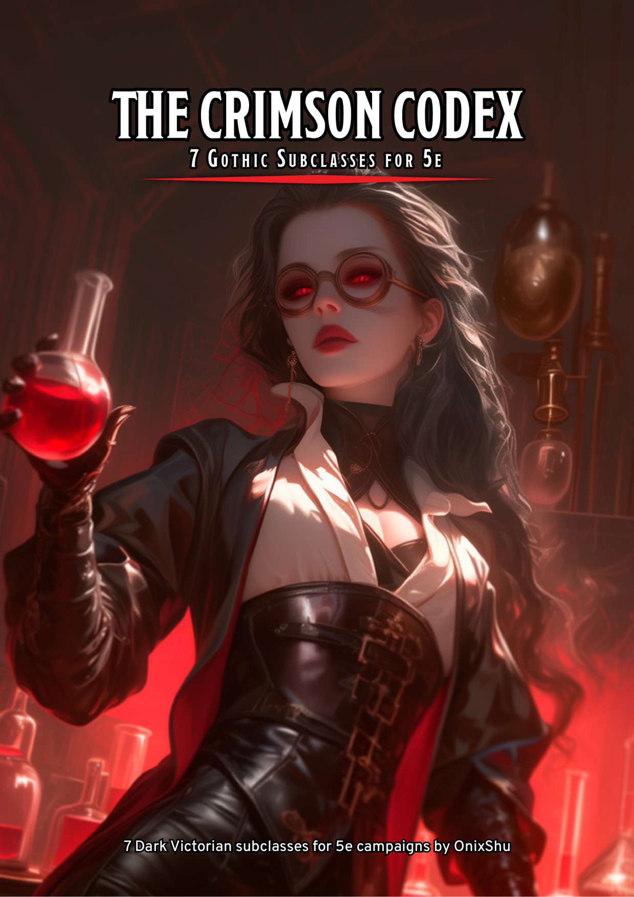 Gothic DnD Subclasses, DnD Blood Mage, Blood Artificer, D&D Subclasses