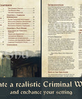 Underworld Guide: Creating Criminal Elements for Fantasy RPGs
