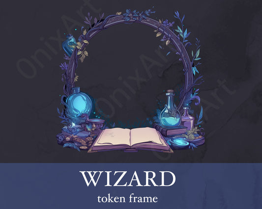 Wizard Token Frame, DnD