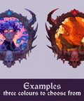 Demon Token Frames. Warlock Demon Token Border for Dungeons and Dragons, Pathfinder, etc. Foundry VTT, Roll20