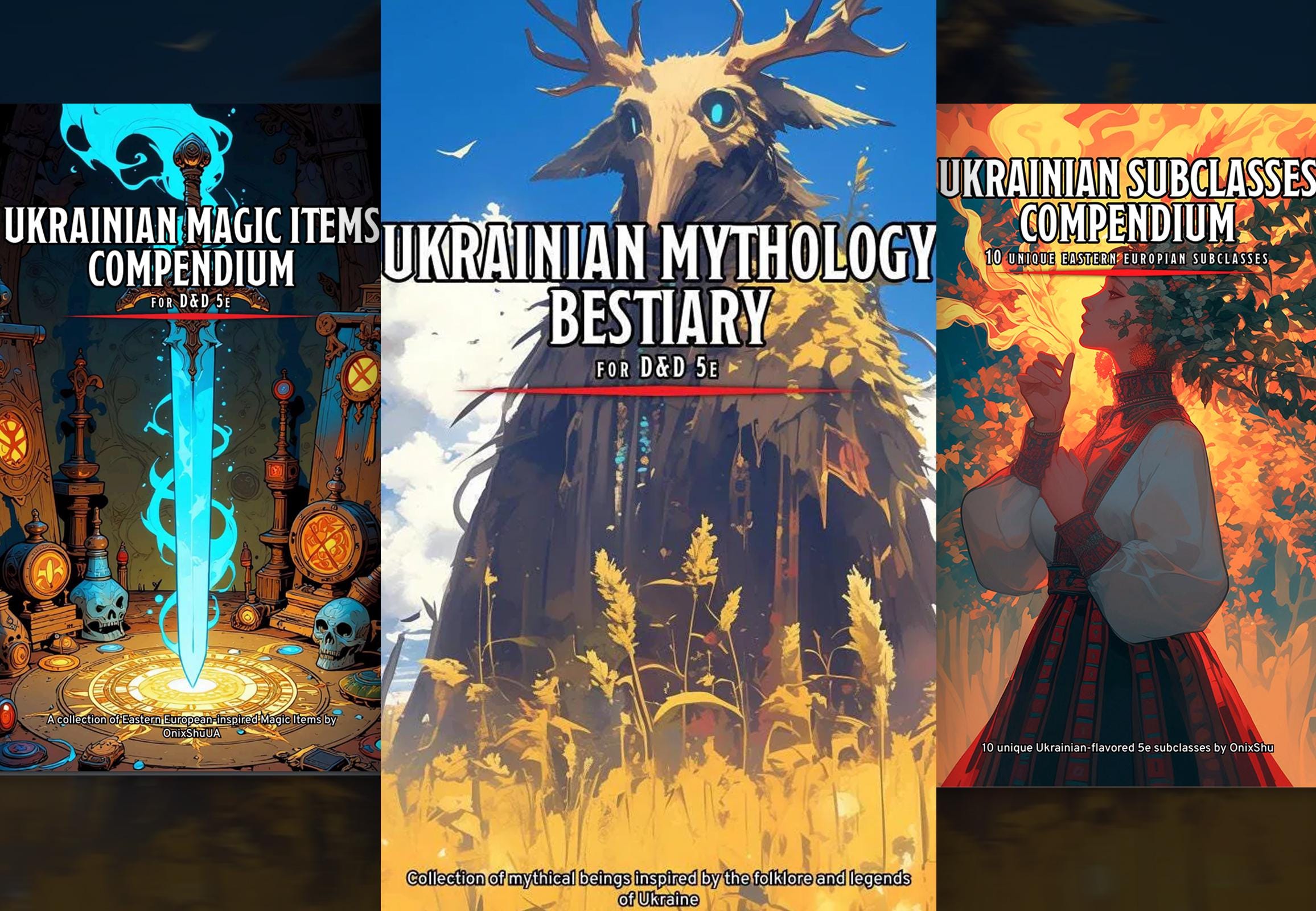 Ukrainian Fantasy DnD Bundle (Digital PDFs)