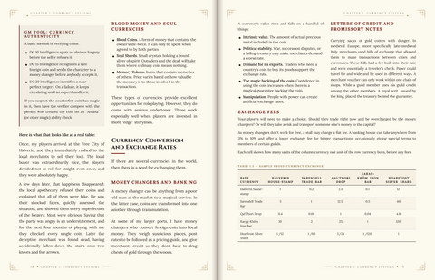 Fantasy Economics: Beyond Gold Pieces