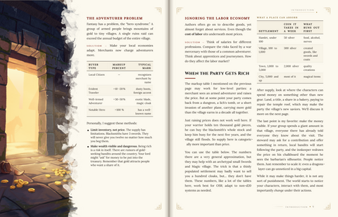 Fantasy Economics: Beyond Gold Pieces